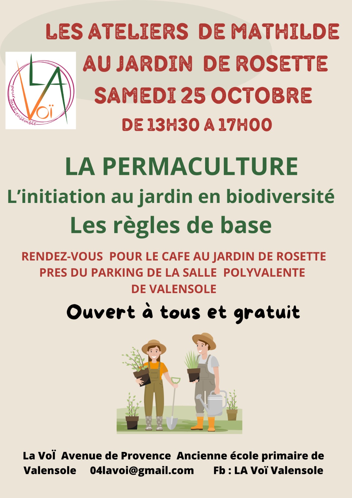 affiche Les Ateliers de Mathilde